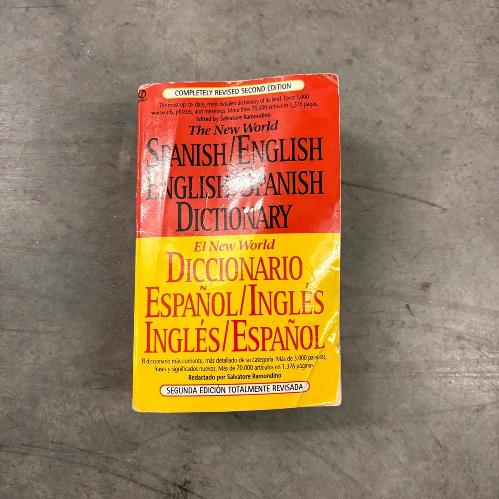 New World Spanish English Dictionary 2nd Ed Signet Salvatore Ramondino PB